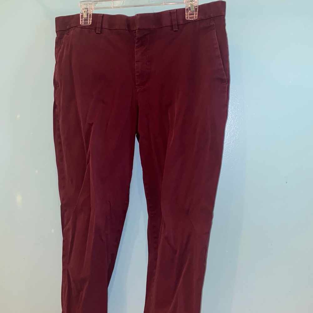 Maroon casual pants